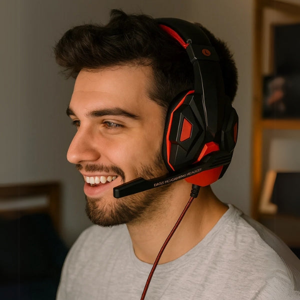 Noise Cancelling Gaming Headset | Surrounding Stereo Sound, Comfortable Design & Clear Communication for Gamers