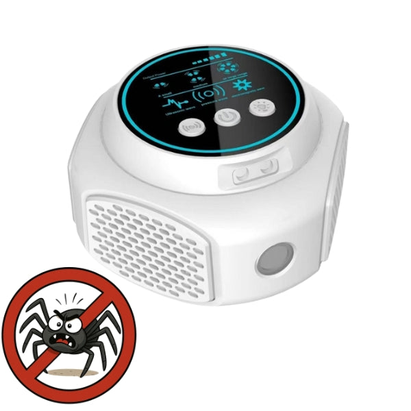 Plug-In Ultrasonic Spider Repeller | Chemical-Free, Safe & Silent for Home Coverage up to 3200 sq. ft.