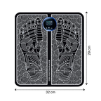 Electric Foot Massage Mat – EMS Acupuncture Massager Pad, Rechargeable for Relaxation