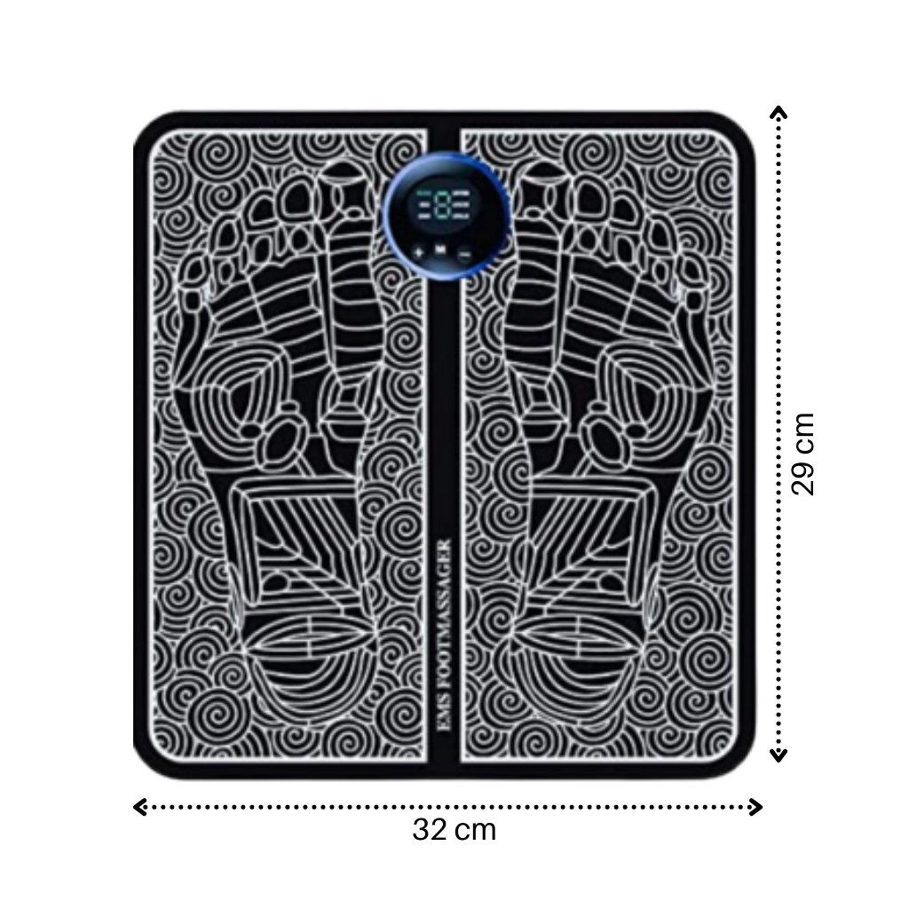 Electric Foot Massage Mat – EMS Acupuncture Massager Pad, Rechargeable for Relaxation