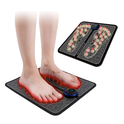 Electric Foot Massage Mat – EMS Acupuncture Massager Pad, Rechargeable for Relaxation