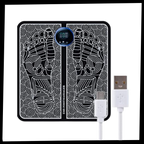 Electric Foot Massage Mat – EMS Acupuncture Massager Pad, Rechargeable for Relaxation