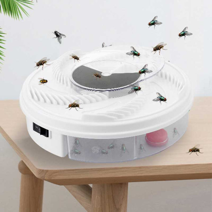 Electrical Fly Catcher | USB-Powered, Quiet with Rotary System for Home Use, Catches Flies, Mosquitoes & Fruit Flies