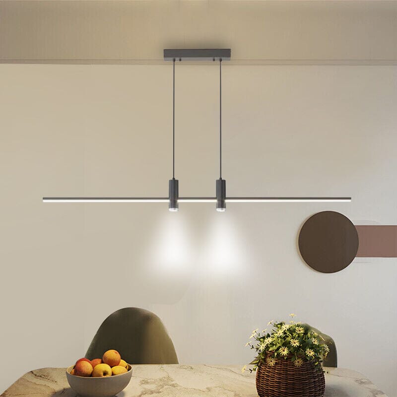 LED Pendant Light Fixture - Modern Adjustable Hanging Lamp for Kitchen Island & Dining Room