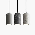 Concrete Pendant Light Fixture | Modern Industrial Design | Ideal for Kitchen & Dining Room Lighting