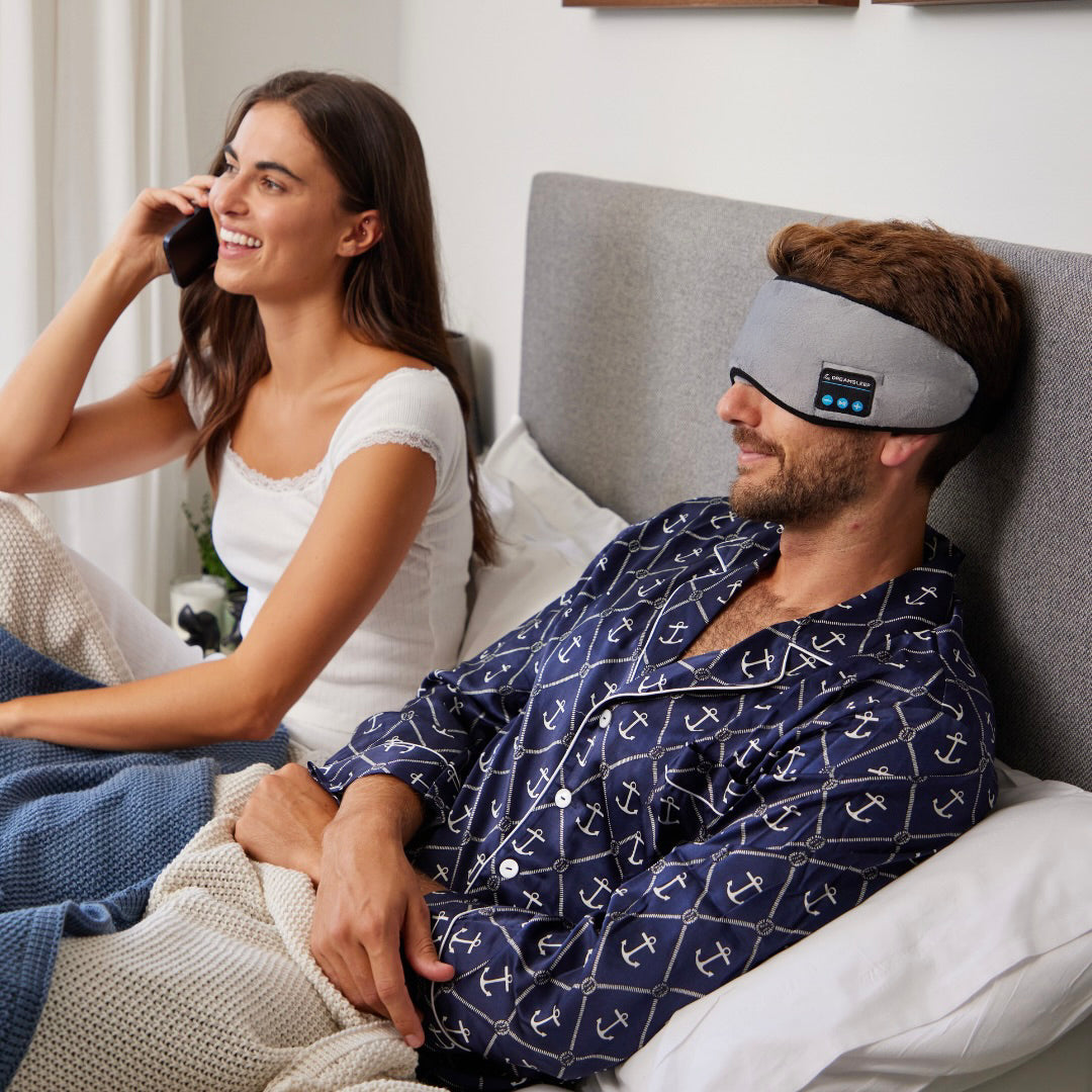 Bluetooth Sleeping Eye Mask | Noise & Light Blocking for Better Sleep at Home or Travel