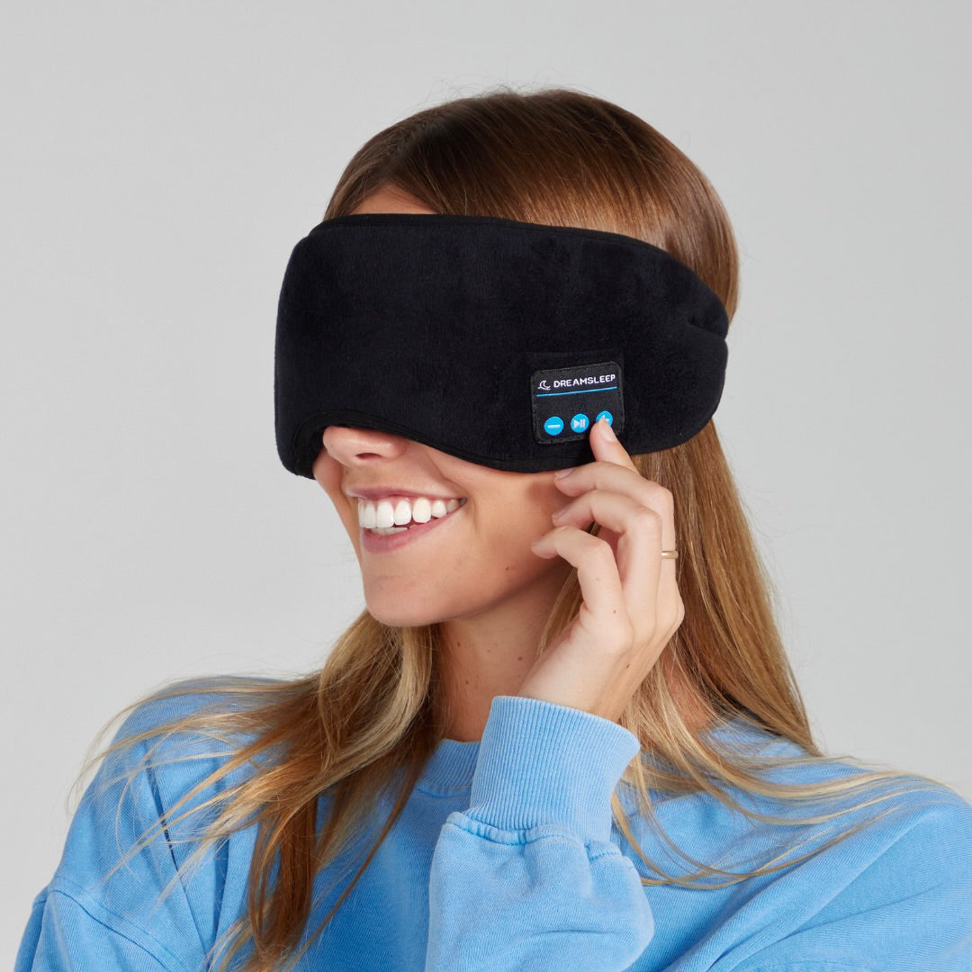 Bluetooth Sleeping Eye Mask | Noise & Light Blocking for Better Sleep at Home or Travel
