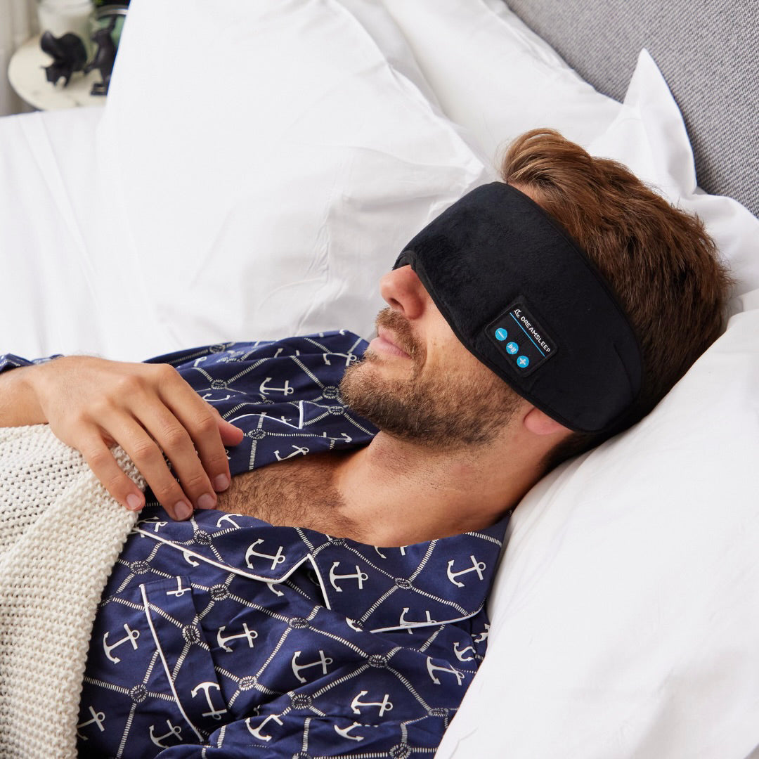 Bluetooth Sleeping Eye Mask | Noise & Light Blocking for Better Sleep at Home or Travel