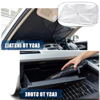 Foldable Car Windshield Sunshade | UV & Heat Protection with Umbrella-Style Design for Cars, SUVs & Trucks
