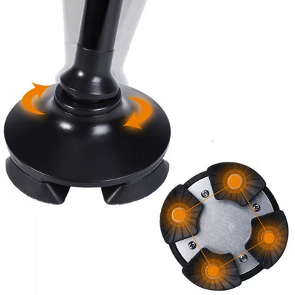 Collapsible Folding Walking Cane with LED Light for Seniors and Mobility Assistance