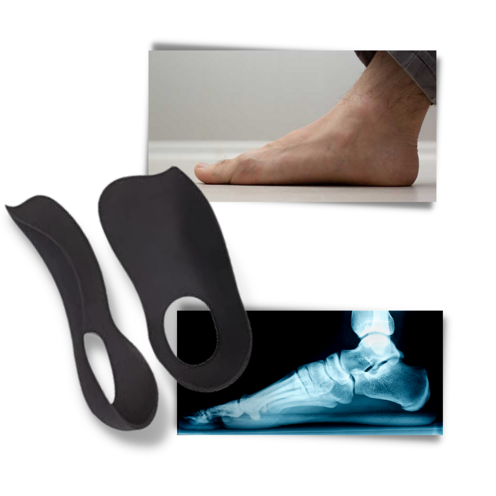 Heel & Arch Support Inserts - Flat foot arch support - Orthopedic Relief for Foot Fatigue