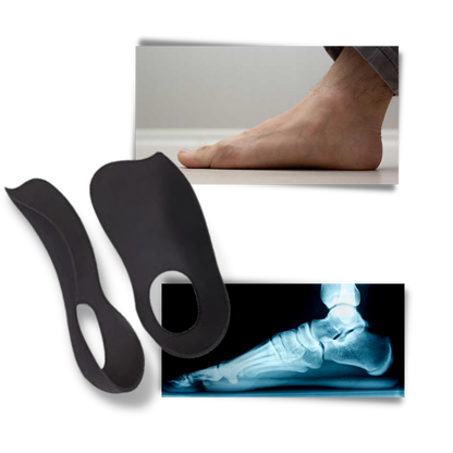 Heel & Arch Support Inserts - Flat foot arch support - Orthopedic Relief for Foot Fatigue