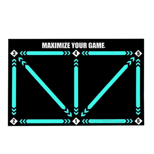 Football Pro Training Mat | Anti-Slip, 2x2m for Dribbling, Coordination & Daily Practice at Home