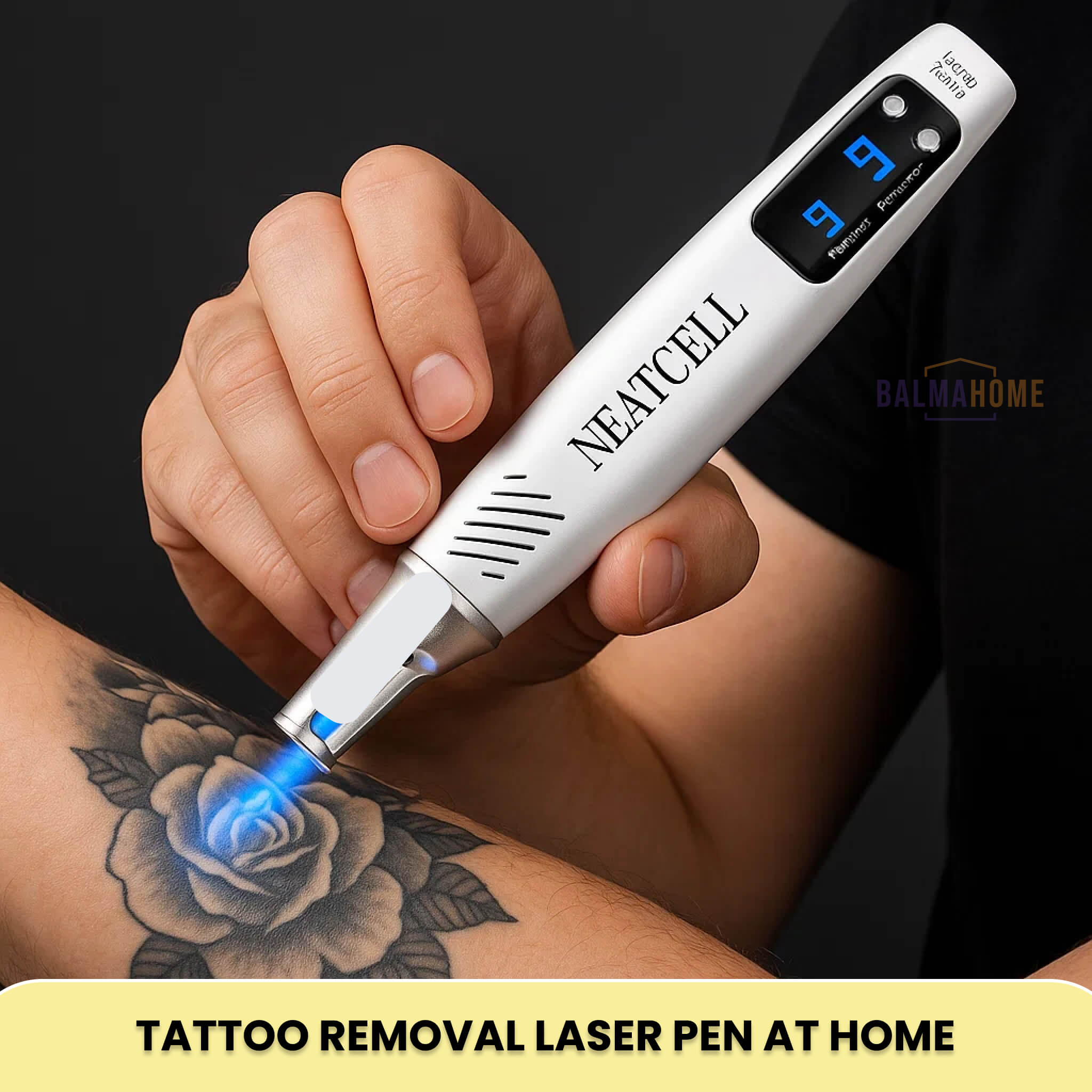 Tattoo Removal Laser Pen | Safe, Effective Blue Light Therapy for At-Home Ink Fading and Skin Confidence