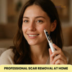 Laser Scar Removal Pen | Painless, Adjustable Intensity for Acne, Burn & Surgical Scars at Home