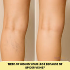 At-Home Blue Light Therapy Device | Non-Invasive Treatment for Spider & Varicose Veins, Portable & Rechargeable for Clearer Skin