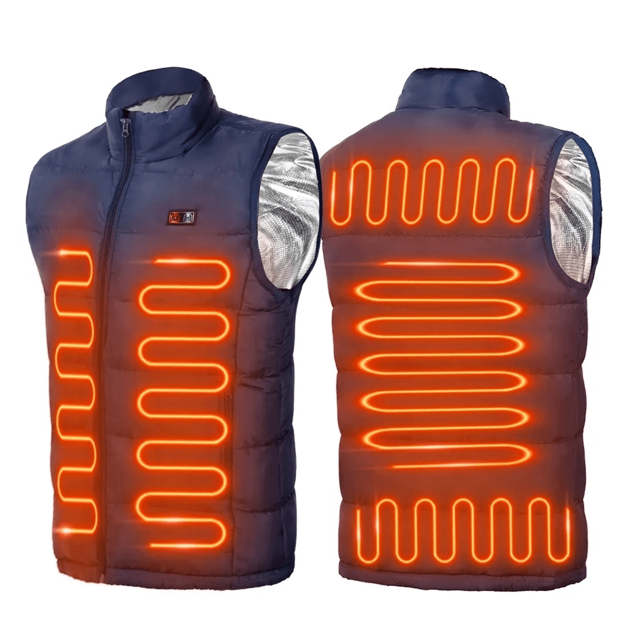 Heated Warming Vest Jacket for Men & Women, Electric Insulated Coat, Lightweight, Adjustable Fit, Ideal for Outdoor Activities & Cold Weather