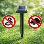 Solar Snake Repeller Stake – Ultrasonic & Sonic Vibration Deterrent for Outdoor Areas (Up to 370m2 )