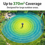 Solar Snake Repeller Stake – Ultrasonic & Sonic Vibration Deterrent for Outdoor Areas (Up to 370m2 )