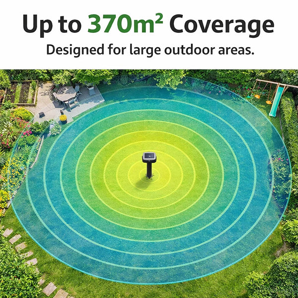 Solar Snake Repeller Stake – Ultrasonic & Sonic Vibration Deterrent for Outdoor Areas (Up to 370m2 )