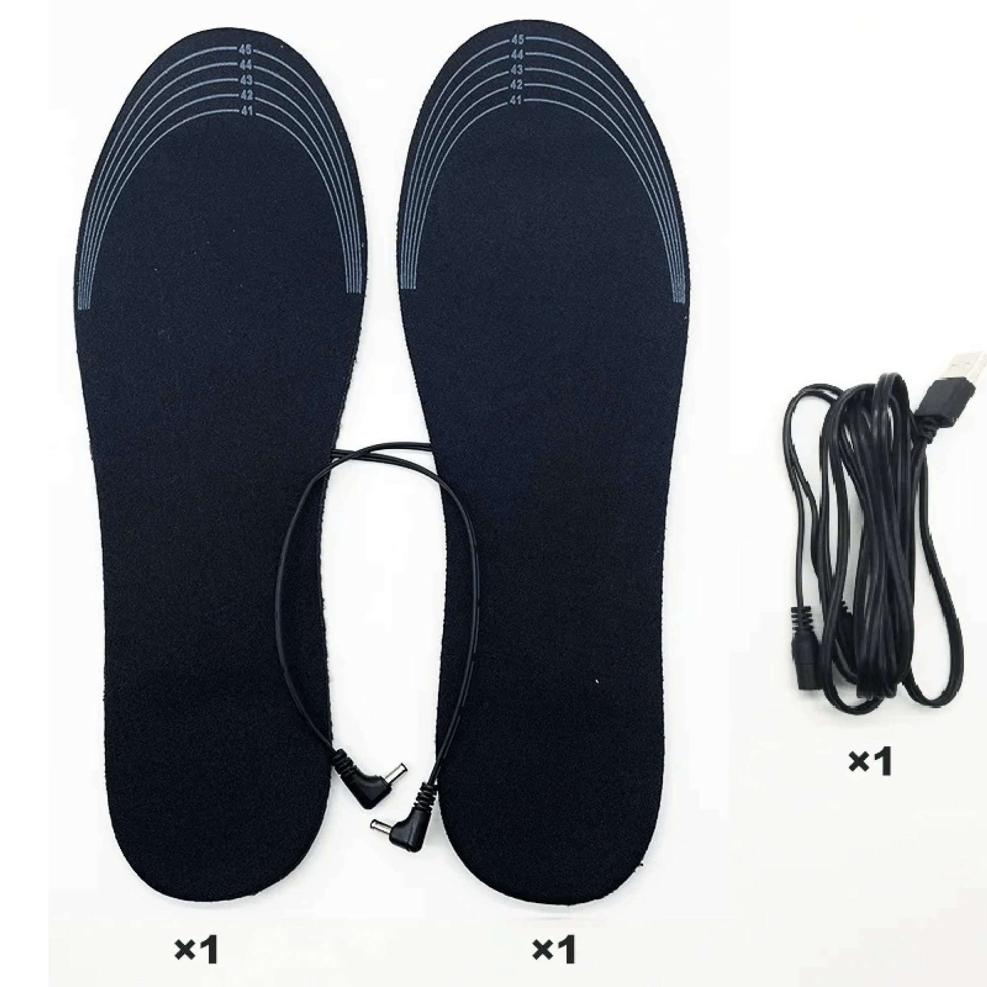 Heated Shoe Insoles Inserts - Rechargeable Thermal Footbed for Comfort in Shoes & Boots - Ideal for Cold Weather Use