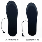 Heated Shoe Insoles Inserts - Rechargeable Thermal Footbed for Comfort in Shoes & Boots - Ideal for Cold Weather Use