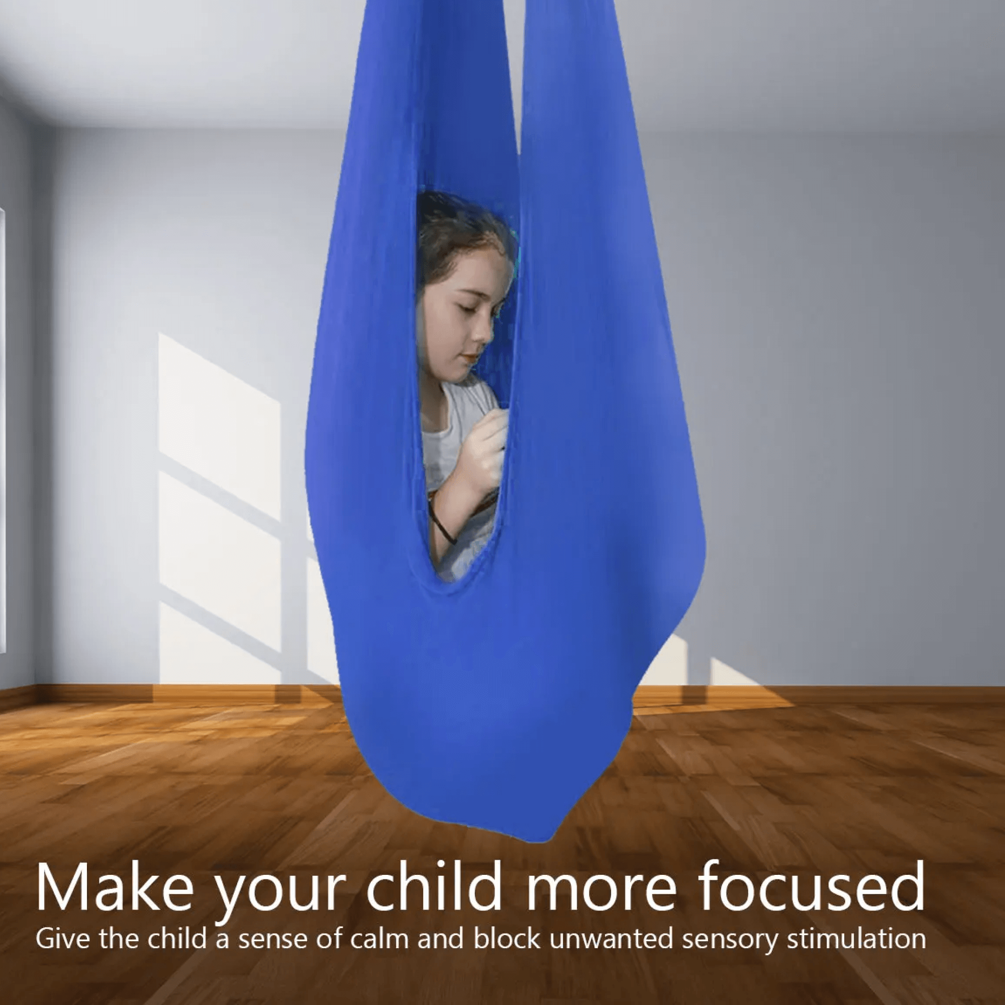 Sensory Autism Therapy Swing - Indoor & Outdoor Hammock for Kids, Durable Fabric, Adjustable, Relaxation & Sensory Play