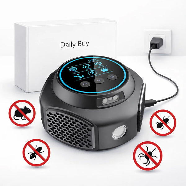 Ultrasonic Pest Repeller – Helps Repel Rats, Mice, Cockroaches & Insects Indoors