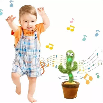 Talking Dancing Cactus Toy – Singing Parrot, Fun Mimicking Play for Kids