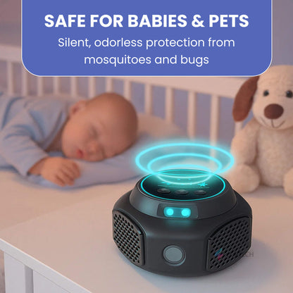 Plug-In Ultrasonic Spider Repeller | Chemical-Free, Safe & Silent for Home Coverage up to 3200 sq. ft.