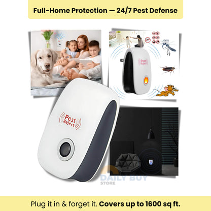 Ultrasonic Pest Repeller – Effective Electronic Insect and Rodent Deterrent | Ultrasonic Technology for a Pest-Free Home