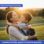 GPS Backpack Tracker for Kids | Real-Time Location, Safe Zone Alerts & Anti-Theft Protection – No Subscription Needed