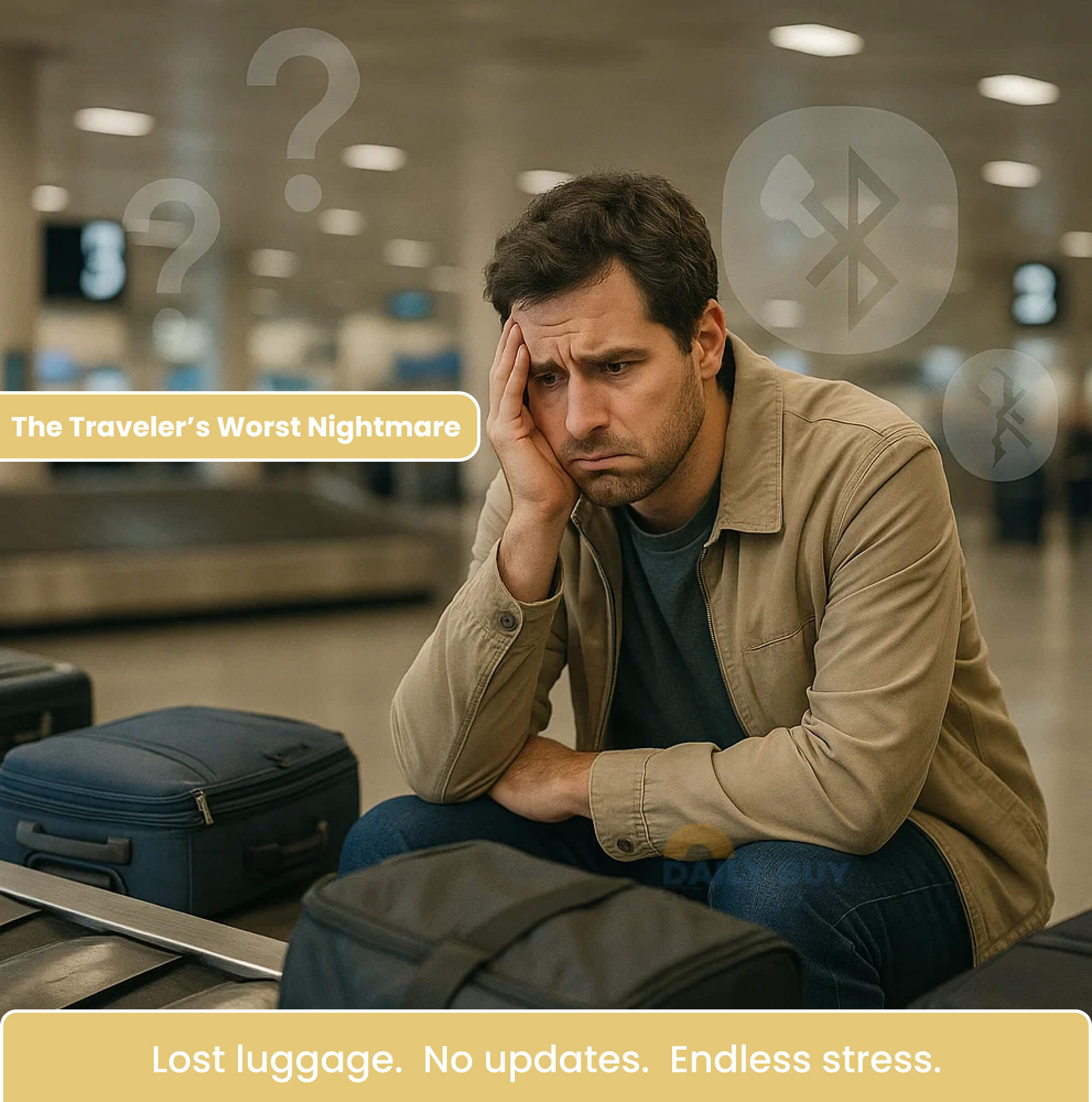 4G Luggage GPS Tracker with Real-Time Location | No Subscription, Geofencing Alerts & Anti-Theft Design for Travel Security