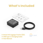 4G Luggage GPS Tracker with Real-Time Location | No Subscription, Geofencing Alerts & Anti-Theft Design for Travel Security