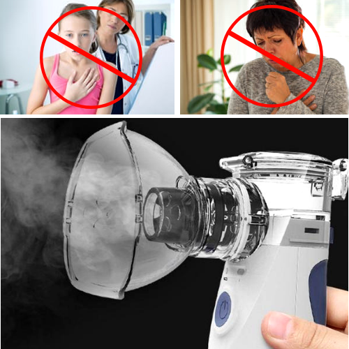 Portable Nebulizer | Compact, Silent & Ideal for Asthma Relief at Home or On-the-Go