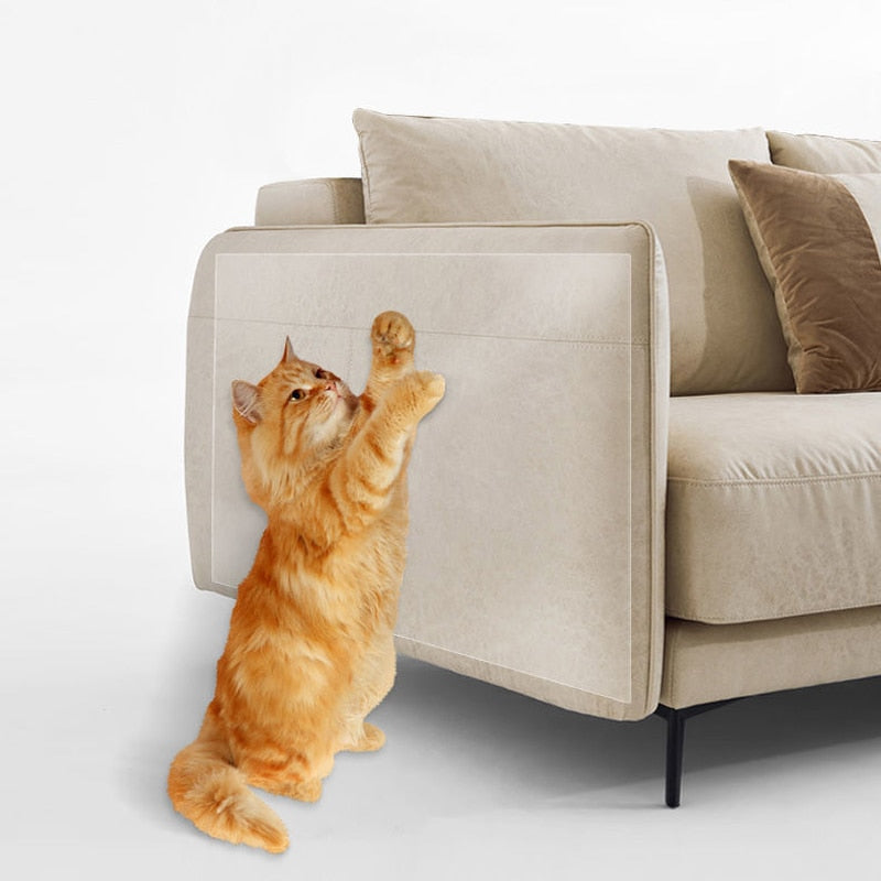 Anti-Scratch Self-Adhesive Pet Furniture Protector | Waterproof, Residue-Free & Ideal for Cats to Safeguard Your Upholstery