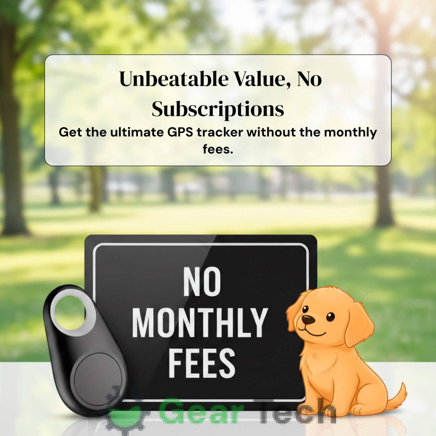 GPS Dog Tracker | Waterproof, Real-Time Location & Safety Zone Alerts for Outdoor Adventures