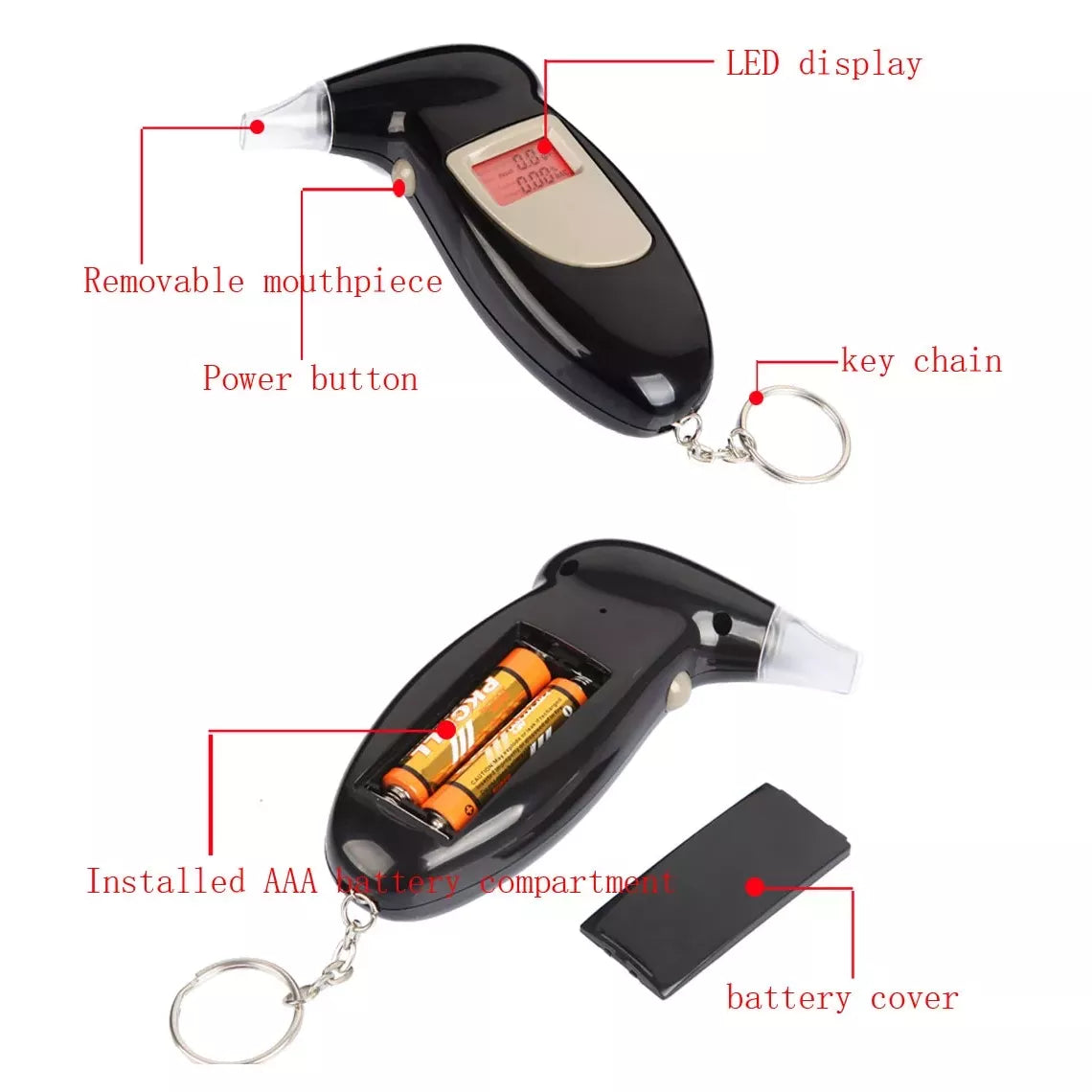 Ketone Breath Meter for Accurate Ketosis Measurement - Ideal for Ketogenic Diet Tracking and Health Monitoring