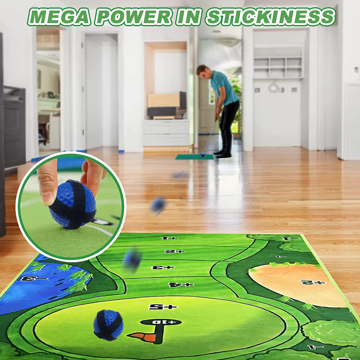 Golf Game Set | Easy Setup, 5 Game Modes & Perfect for Family Entertainment Indoors or Outdoors