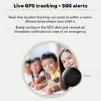 GPS Tracker for Children | Real-Time Location, Waterproof & No Subscription Required for Peace of Mind