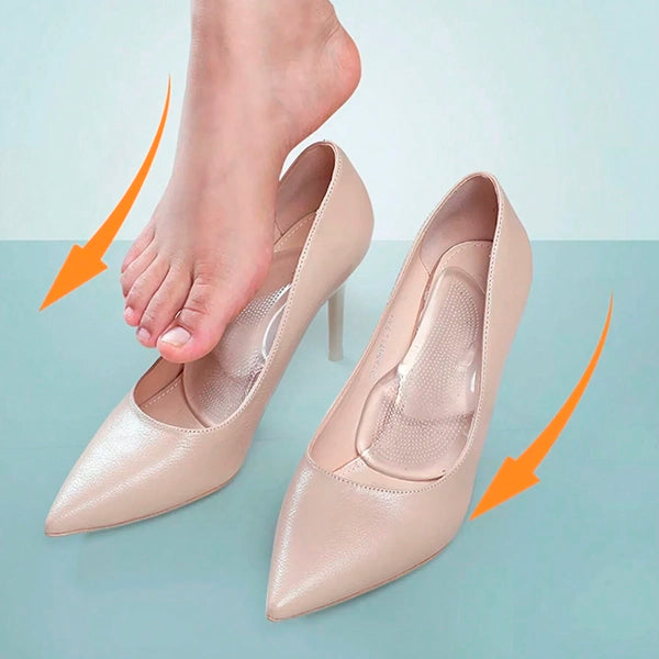 Gel Arch Support Insoles for Flat Feet - Comfortable Orthotic Inserts for Pain Relief in Shoes