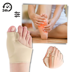 Gel Bunion Corrector | Soft Gel Toe Separator & Breathable Fabric for Pain Relief and Comfort with Shoes