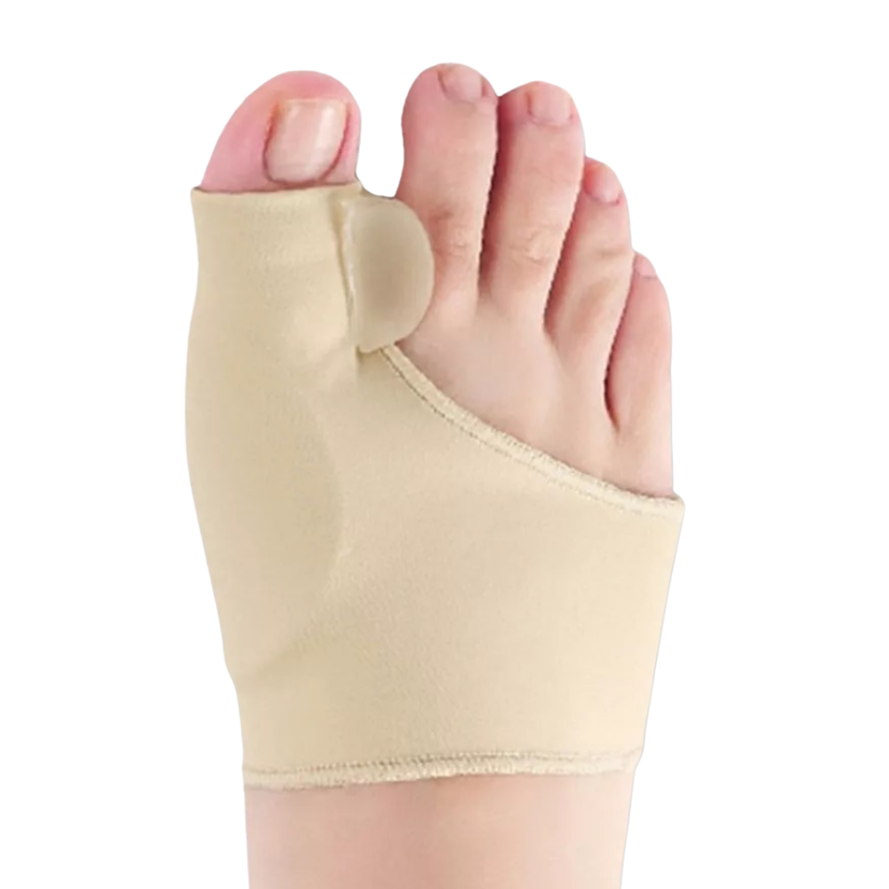 Gel Bunion Corrector | Soft Gel Toe Separator & Breathable Fabric for Pain Relief and Comfort with Shoes