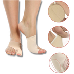 Gel Bunion Corrector | Soft Gel Toe Separator & Breathable Fabric for Pain Relief and Comfort with Shoes