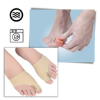 Gel Bunion Corrector | Soft Gel Toe Separator & Breathable Fabric for Pain Relief and Comfort with Shoes