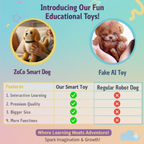 Interactive Plush Dog Toy | AI-Powered, Touch-Responsive & Soft for Kids Aged 3+
