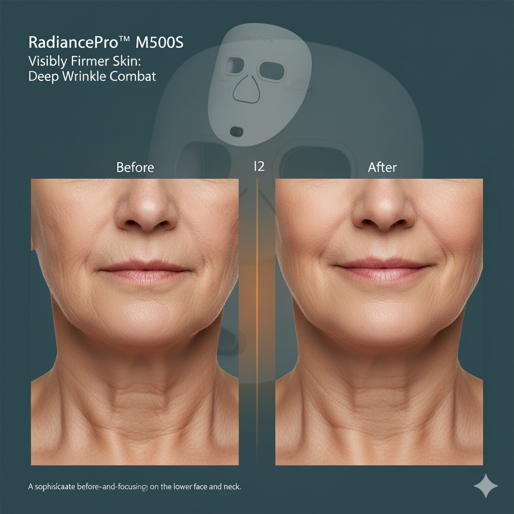 Ultra-Light LED Phototherapy Mask | Near-Infrared & Red Light for Deep Wrinkle Support & Anti-Aging Treatment