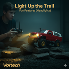 4WD Off-Road RC Rock Crawler | Rugged Design, Precision Control & Ideal for Technical Indoor/Outdoor Courses