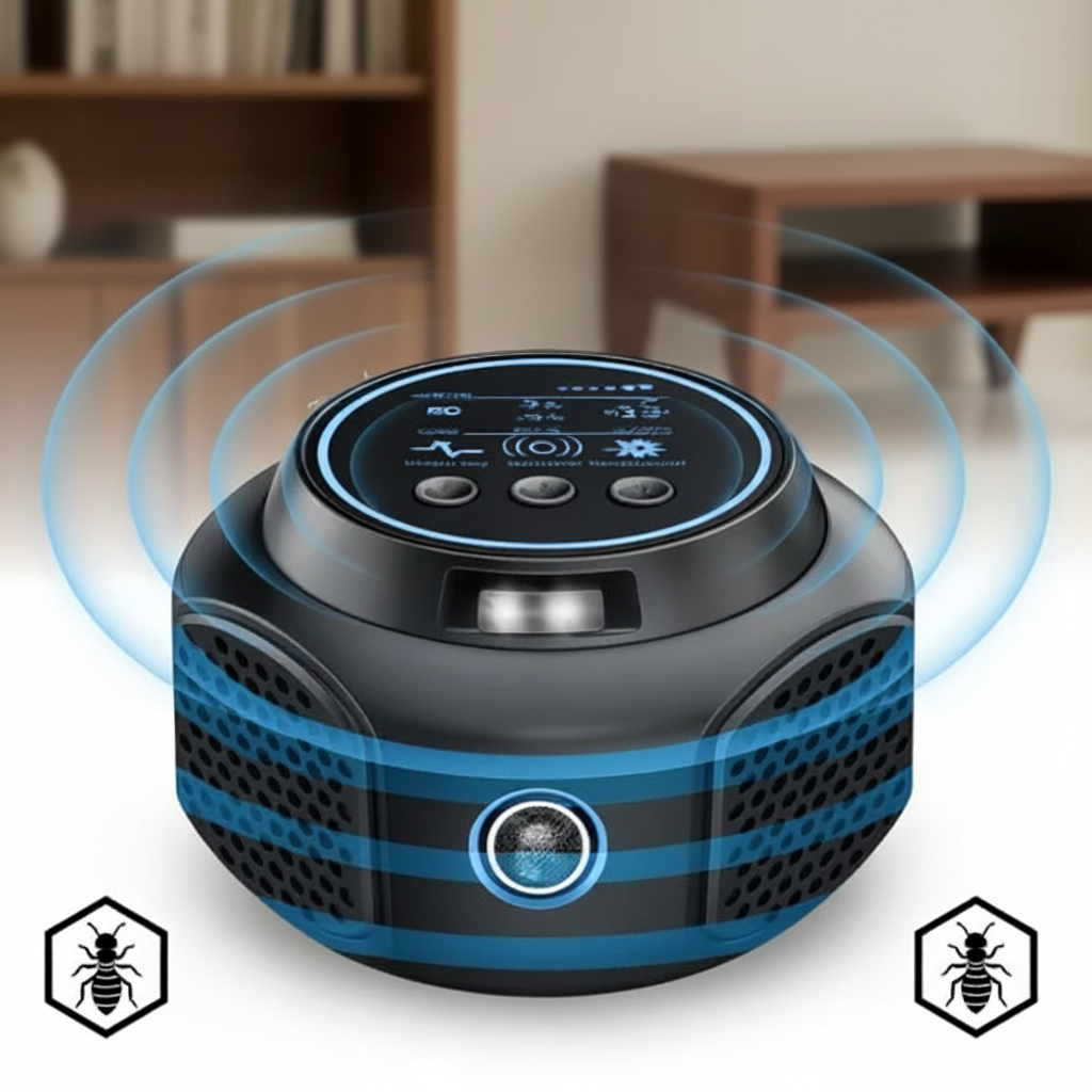 Ultrasonic Termite Repeller Plug-In | Chemical-Free, Silent Protection for Homes, Furniture & Wood Structures