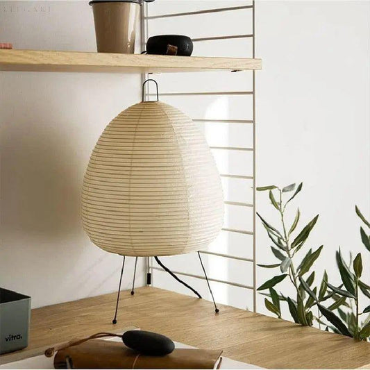 Japanese Rice Paper Lamp – Traditional Asian Design, Soft Ambient Lighting for Home Decor & Living Spaces